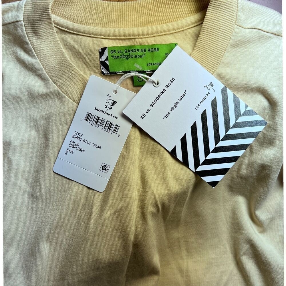 NWT Free People x Sandrine Rose Designer Sleeveless Cotton Tank Top Shoulder Pad - Picture 2 of 5